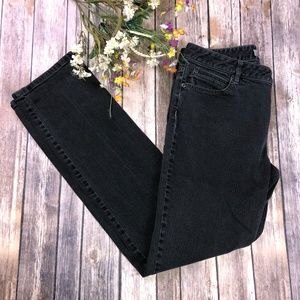 J. Jill stretch charcoal gray skinny jeans